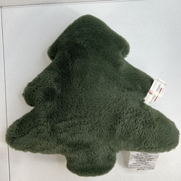 Target Wondershop Green Christmas Tree Pillow Christmas 2023 Faux Fur - Picture 2 of 7